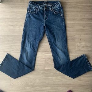 Silver Boot Cut Denim